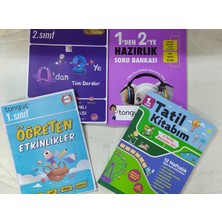 Eser Tonguç Akademi 1'den 2'ye Hazırlık Seti+1. Sınıf Tatil Kitabım 12 Haftalık Eğlenceli Etkinlikler Tudem Yayınları 2. Sınıfa    Geçenler Için