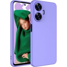 Tekno Grup Realme C55 Kılıf  Içi Kadife Yumuşak Lansman Kılıf-Lila
