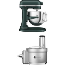 Kitchenaid Artisan Kaldırılabilir Kaseli Stand Mikser, Pebbled Palm, 6,6 L ve Mutfak Robotu AKSESUARI-5KSM2FPA
