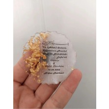 Magnet Nişan Söz Için Epoksi Magnet 30 Adet Sticker Baskılı
