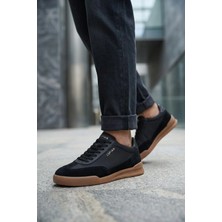 Lufian 111230296 Milo Erkek Hakiki Deri Klasik Sneaker Siyah