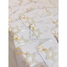 Incili Yıldız Model Hediyelik Anahtarlık Söz/nişan/nikah/doğum Günü/kına 20 Adet