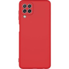 Tekno Grup Galaxy A22 4g Kılıf Içi Kadife Yumuşak Lansman Kılıf-Kırmızı