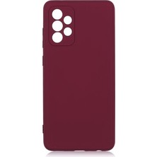 Tekno Grup Galaxy A72 Kılıf Içi Kadife Yumuşak Lansman Kılıf-Koyu Mor