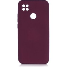Tekno Grup Xiaomi Redmi 9c O Kılıf  Içi Kadife Yumuşak Lansman Kılıf-Koyu Mor