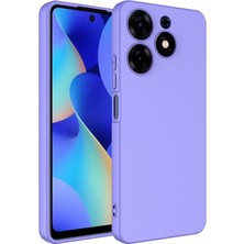 Tekno Grup Tecno Spark 10 Pro Kılıf Içi Kadife Yumuşak Lansman Kılıf-Lila