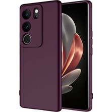 Tekno Grup Vivo V29 5g Kılıf Içi Kadife Yumuşak Lansman Kılıf-Koyu Mor