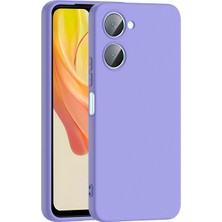 Tekno Grup Vivo Y18 Kılıf Içi Kadife Yumuşak Lansman Kılıf-Lila