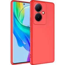 Tekno Grup Vivo V29 Lite 5g Kılıf Içi Kadife Yumuşak Lansman Kılıf-Kırmızı