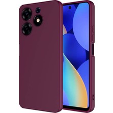 Tekno Grup Tecno Spark 10 Pro Kılıf Içi Kadife Yumuşak Lansman Kılıf-Koyu Mor