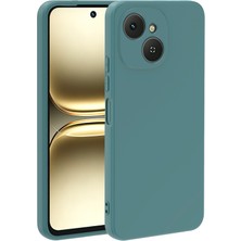 Tekno Grup Tecno Spark 40C Kılıf Içi Kadife Yumuşak Lansman Kılıf-Koyu Yeşil