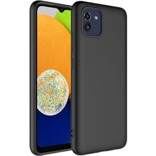 Tekno Grup Galaxy A03 Kılıf Içi Kadife Yumuşak Lansman Kılıf-Siyah
