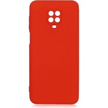 Tekno Grup Xiaomi Redmi Note 9 Pro Kılıf  Içi Kadife Yumuşak Lansman Kılıf-Kırmızı