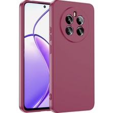 Tekno Grup Realme 12 4g Kılıf  Içi Kadife Yumuşak Lansman Kılıf-Koyu Mor