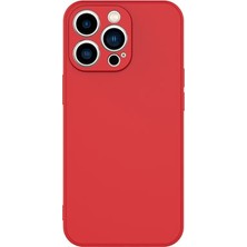 Tekno Grup Iphone 13 Pro Kılıf Içi Kadife Yumuşak Lansman Kılıf-Kırmızı