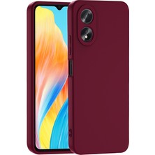 Tekno Grup Oppo A38 Kılıf Içi Kadife Yumuşak Lansman Kılıf-Koyu Mor