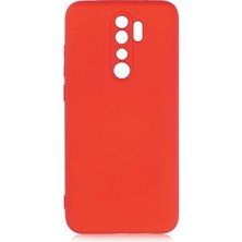 Tekno Grup Xiaomi Redmi Note 8 Pro Kılıf  Içi Kadife Yumuşak Lansman Kılıf-Kırmızı