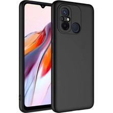 Tekno Grup Xiaomi Redmi 12C Kılıf  Içi Kadife Yumuşak Lansman Kılıf-Siyah