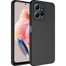 Tekno Grup Xiaomi Redmi Note 12 4g Kılıf  Içi Kadife Yumuşak Lansman Kılıf-Siyah
