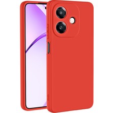 Tekno Grup Oppo A3  Kılıf Içi Kadife Yumuşak Lansman Kılıf-Kırmızı