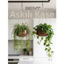 Ter Steege Bent Askılı Kahverengi Metal Saksı 28*13CM