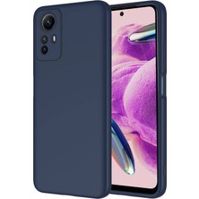 Tekno Grup Xiaomi Redmi Note 12S Kılıf  Içi Kadife Yumuşak Lansman Kılıf-Lacivert