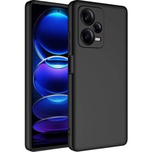 Tekno Grup Xiaomi Redmi Note 12 Pro Plus 5g Kılıf  Içi Kadife Yumuşak Lansman Kılıf-Siyah