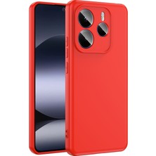 Tekno Grup Xiaomi Redmi Note 14 5g Kılıf  Içi Kadife Yumuşak Lansman Kılıf-Kırmızı