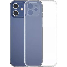 Techugo Baseus Simple Case iPhone 12 6.1 Ince Şeffaf Silikon Kılıf Kamera KORUMALI-1852