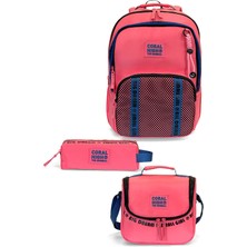 Coral High Mercan 3'lü Okul Çanta Seti SET0124408