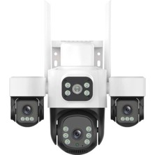INOX-X113 3+3+3mp 3 Lensli Wifi Ptz Kamera