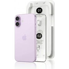 Fulltech Magicbox iPhone 17 Premium Tempered Glass Aparatlı Ekran Koruyucu - Clear