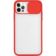 Techugo Ally Iphone 12 Pro 6.1 Kamera Koruyucu Sürgülü Şeffaf KILIF-1852