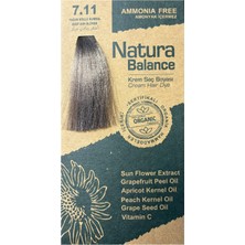 Natura Balance Saç Boyası 7.11 Yoğun Küllü Kumral