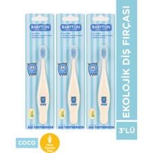 Babyton Ekolojik Diş Fırçası 3'lü Set Coco