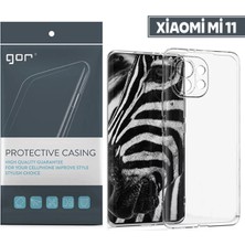 Techugo Gor Xiaomi Mi 11 Kılıf Kamera Korumalı Şeffaf Silikon KILIF-1852