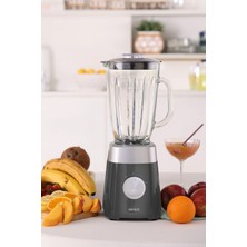 Özbience Gri Çok Fonksiyonlu Smoothie Blender 1000W, Pratik ve Şık Tasarım