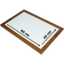 Özbience Kahverengi Mdf Yazı Tahtası 45X60, Duvara Monte, Şık ve Pratik Tasarım