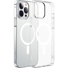 Techugo Baseus Crystal iPhone 12 Pro Max Kılıf Magsafe Uyumlu Manyetik KILIF-1852