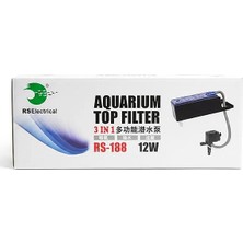 Rs Electrical Rs 188 Tepe Filtre 800L/H 12W