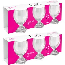 Lav Nectar Ayaklı Meşrubat Bardağı 3 Lü x 2 Kutu