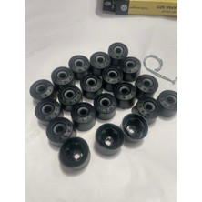 17 mm Volkswagen Bıjon Kapagı 20 Adet Volkswagen Yazılı