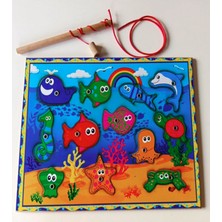 Özbience Ahşap Montessori Balık Tutma Oyunu, Öğrenmeyi Eğlenceli Kılan Set