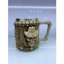 ÖNÇ - PRİME Kovboy Kuru Kafa Çelik Kupa Kod 2005