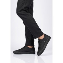 Noka Siyah Tekstil Hafif Esnek Erkek Casual Ayakkabı Champ M