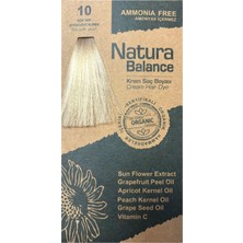 Natura Balance Saç Boyası 10 Açık Sarı