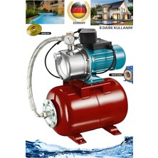 SCHUTZENGER 2 Hp Jet Paslanmaz Gövde Su Pompası Daire Kullanımı 50 Lt Tank Otomatik Çalışma 8 Daire