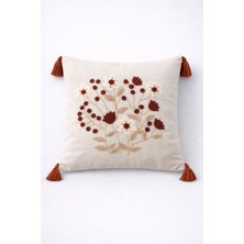 Livera Home Modern Punch Işlemeli 2'li Kırlent Kılıfı Dekoratif (43X43CM)