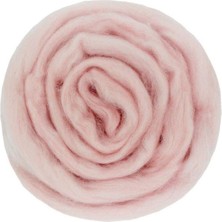 Etrofil Yün Keçe Pudra Pembe %100 Yün 50G 1,8m (73033)