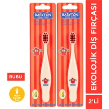 Babyton Ekolojik Diş Fırçası 2'li Set Bubu